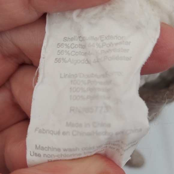 O’neill Sherpa Lined Diagonal Zip Jacket Medium - Picture 6 of 7